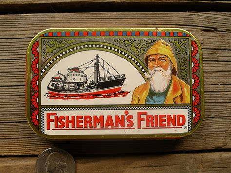 Vintage Fishermans Friend Tin Box 